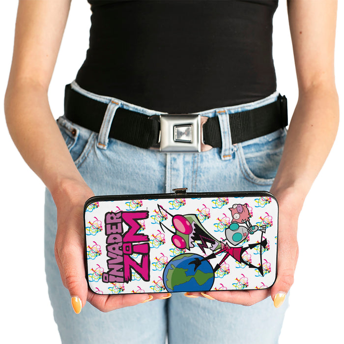 Hinged Wallet - INVADER ZIM Rule the World Pose White/Multi Color Hinged Wallets Nickelodeon