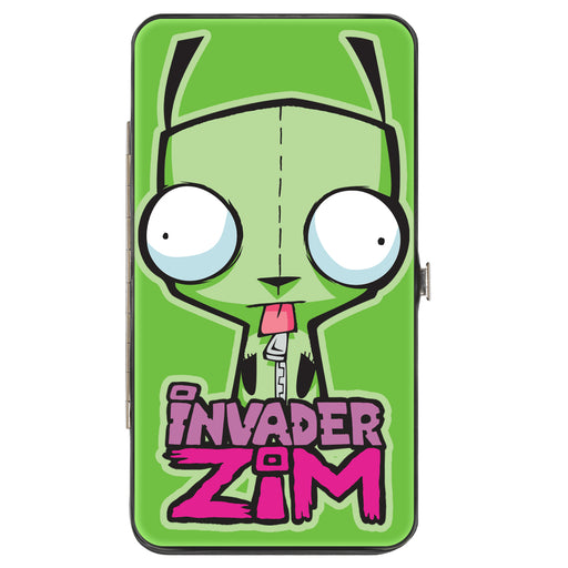 Hinged Wallet - INVADER ZIM GIR Pose and Title Logo + GIR and Costume Pose Green Hinged Wallets Nickelodeon   