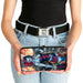 Hinged Wallet - Harley Quinn Hot in the City Pose + Battle Scene Blocks Hinged Wallets DC Comics