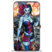 Hinged Wallet - Harley Quinn Hot in the City Pose + Battle Scene Blocks Hinged Wallets DC Comics