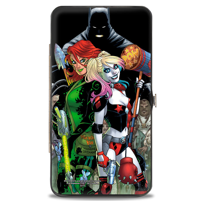 Hinged Wallet - Harley Quinn Issue #3 Poison Ivy & Harley Quinn Cover Pose Batman Shadow Hinged Wallets DC Comics