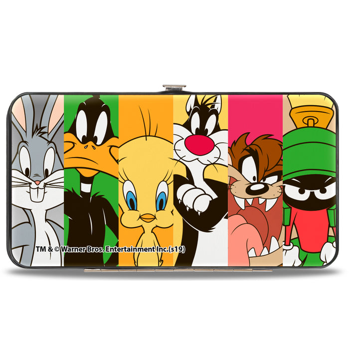 Hinged Wallet - Looney Tunes 6-Classic Character Blocks Multi Color Hinged Wallets Looney Tunes