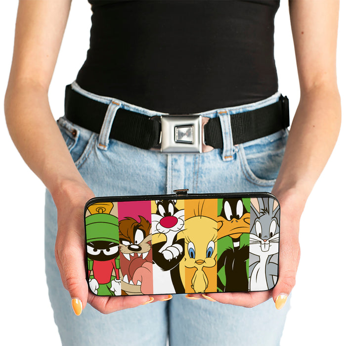 Hinged Wallet - Looney Tunes 6-Classic Character Blocks Multi Color Hinged Wallets Looney Tunes