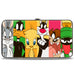 Hinged Wallet - Looney Tunes 6-Classic Character Blocks Multi Color Hinged Wallets Looney Tunes