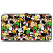 Hinged Wallet - Looney Tunes 6-Character Stacked Collage2 Hinged Wallets Looney Tunes