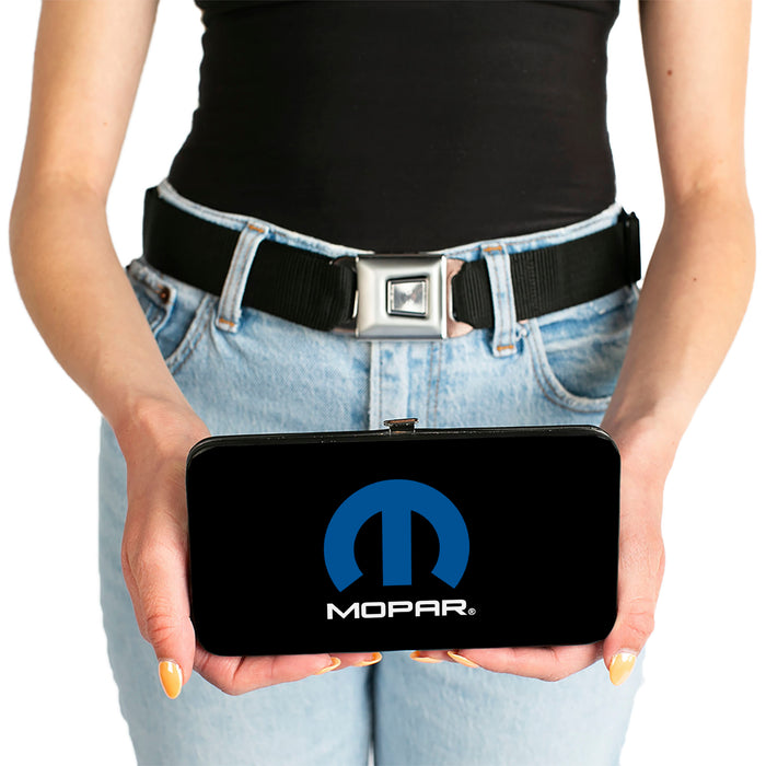 Hinged Wallet - MOPAR Logo Black Blue White Hinged Wallets Mopar