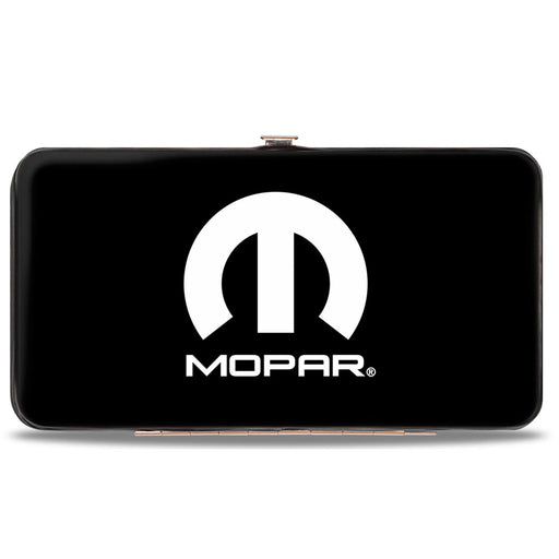 Hinged Wallet - MOPAR Logo Black White Hinged Wallets Mopar