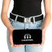 Hinged Wallet - MOPAR Logo Black Silver Gradient Hinged Wallets Mopar