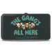 Hinged Wallet - Peanuts Gang THE GANG'S ALL HERE Group Pose Black/Blue Hinged Wallets Peanuts Worldwide LLC   