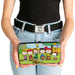 Hinged Wallet - Peanuts Gang Backyard Baseball Group Pose Hinged Wallets Peanuts Worldwide LLC