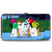 Hinged Wallet - Peanuts Gang Halloween Trick or Treat Group Pose Hinged Wallets Peanuts Worldwide LLC   