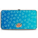 Hinged Wallet - Rocko's Modern Life Spunky Pose + Logo Blues White Hinged Wallets Nickelodeon