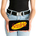 Hinged Wallet - SEINFELD Spotlight Logo Black Yellow Red Hinged Wallets Seinfeld