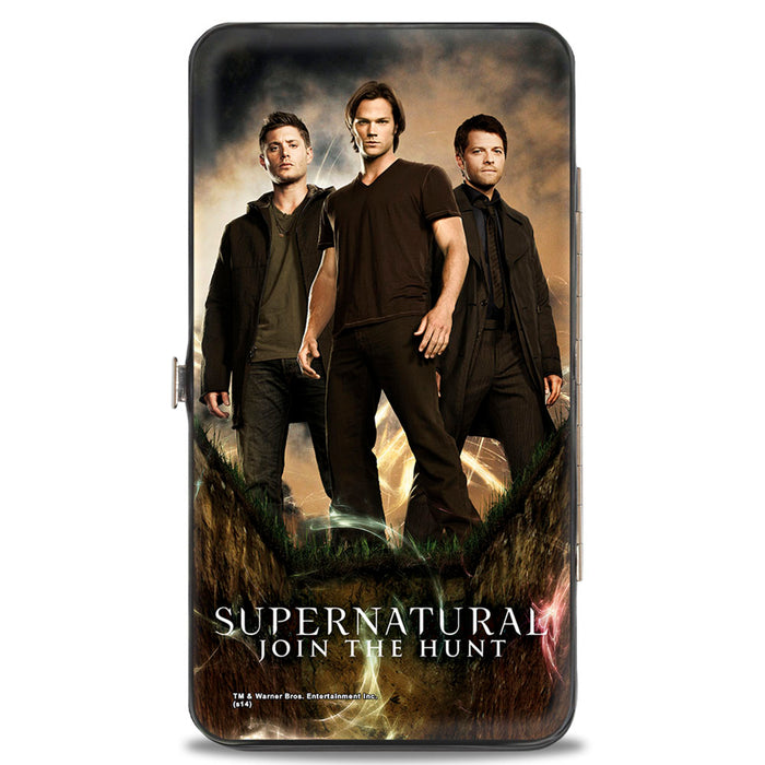 Hinged Wallet - Dean, Sam & Castiel Standing Pose SUPERNATURAL JOIN THE HUNT Hinged Wallets Supernatural