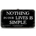 Hinged Wallet - Dean, Sam & Castiel Group + NOTHING IN OUR LIVES IS SIMPLE-SUPERNATURAL Hinged Wallets Supernatural