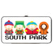 Hinged Wallet - SOUTH PARK Boys and Text 8-Bit White/Multi Color Hinged Wallets Comedy Central   