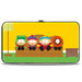 Hinged Wallet - SOUTH PARK Boys 8-Bit Couch Pose Yellow Hinged Wallets Comedy Central   