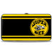 Hinged Wallet - SUPER BEE Logo Stripes Black Yellow Hinged Wallets Dodge