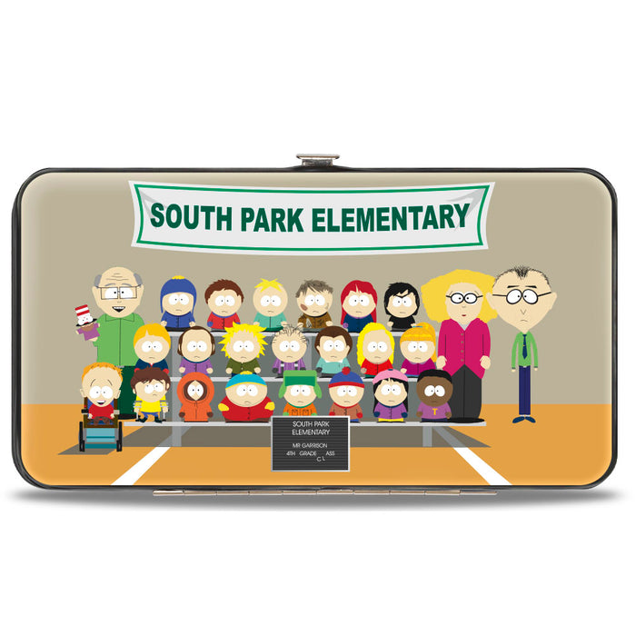 Hinged Wallet - SOUTH PARK ELEMENTARY 4th Grade Class Picture Hinged Wallets Comedy Central