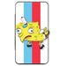 Hinged Wallet - Mocking SpongeBob Pose Stripe White Blue Red White Hinged Wallets Nickelodeon