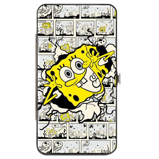 Hinged Wallet - SpongeBob Breakthrough Scene Blocks Hinged Wallets Nickelodeon