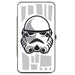 Hinged Wallet - Star Wars Stormtrooper Face + Parts2 White Grays Black Hinged Wallets Star Wars