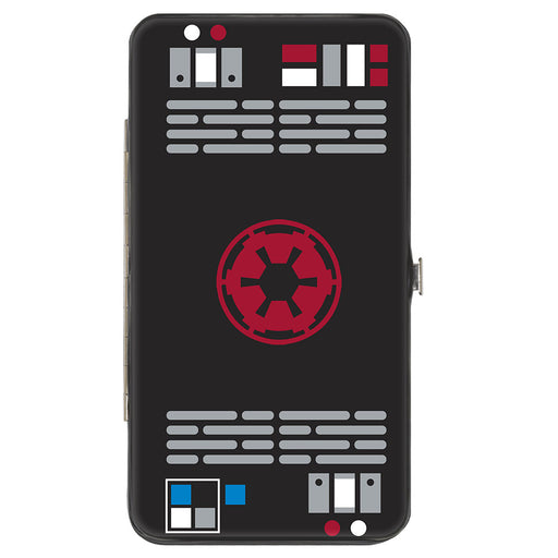 Hinged Wallet - Star Wars JOIN THE EMPIRE TIE Fighter Black Gray Red Blue Hinged Wallets Star Wars