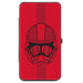 Hinged Wallet - Star Wars Sith Trooper Face + Sith Trooper Insignia2 Red Gray Black Hinged Wallets Star Wars