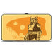 Hinged Wallet - Star Wars The Book of Boba Fett Landscape Pose + BOUNTY HUNTER Script Tans/Browns Hinged Wallets Star Wars