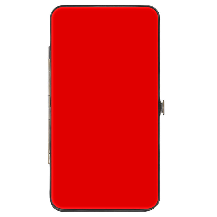 Hinged Wallet - Plain Red Hinged Wallets Buckle-Down