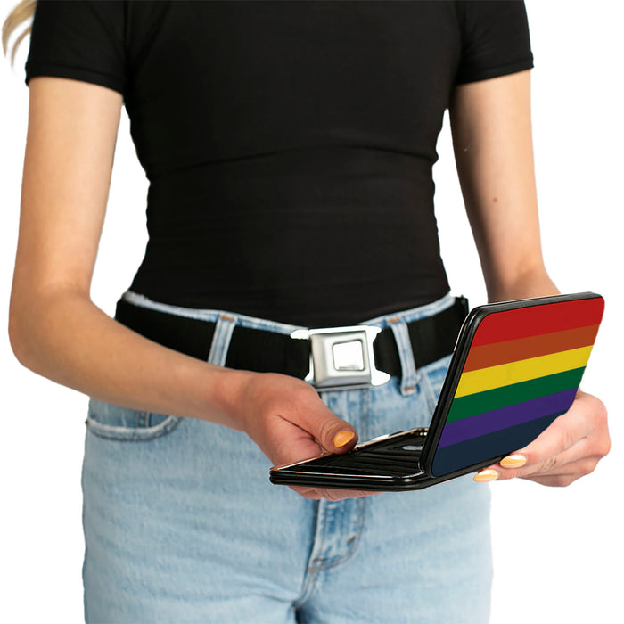 Hinged Wallet - Rainbow Hinged Wallets Buckle-Down