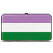 Hinged Wallet - Flag Genderqueer Lavender White Green Hinged Wallets Buckle-Down