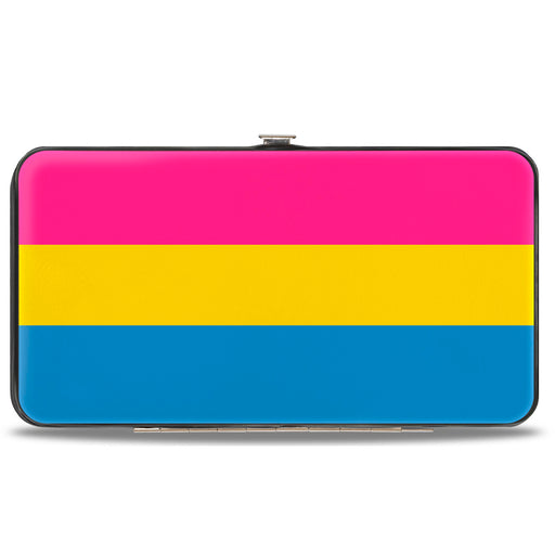 Hinged Wallet - Flag Pansexual Pink Yellow Blue Hinged Wallets Buckle-Down