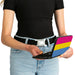 Hinged Wallet - Flag Pansexual Pink Yellow Blue Hinged Wallets Buckle-Down