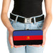 Hinged Wallet - Flag Polyamorous Pi Symbol Blue Red Black Yellow Hinged Wallets Buckle-Down