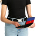 Hinged Wallet - Flag Polyamorous Pi Symbol Blue Red Black Yellow Hinged Wallets Buckle-Down