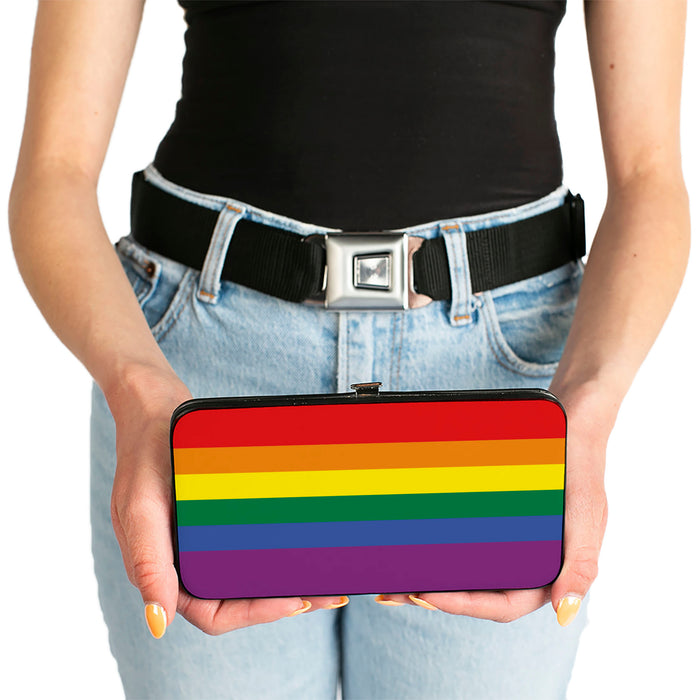 Hinged Wallet - Flag Pride Rainbow Hinged Wallets Buckle-Down