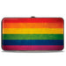 Hinged Wallet - Flag Pride Distressed Rainbow Hinged Wallets Buckle-Down