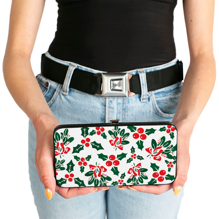 Hinged Wallet - Holly & Mistletoe Hinged Wallets Buckle-Down