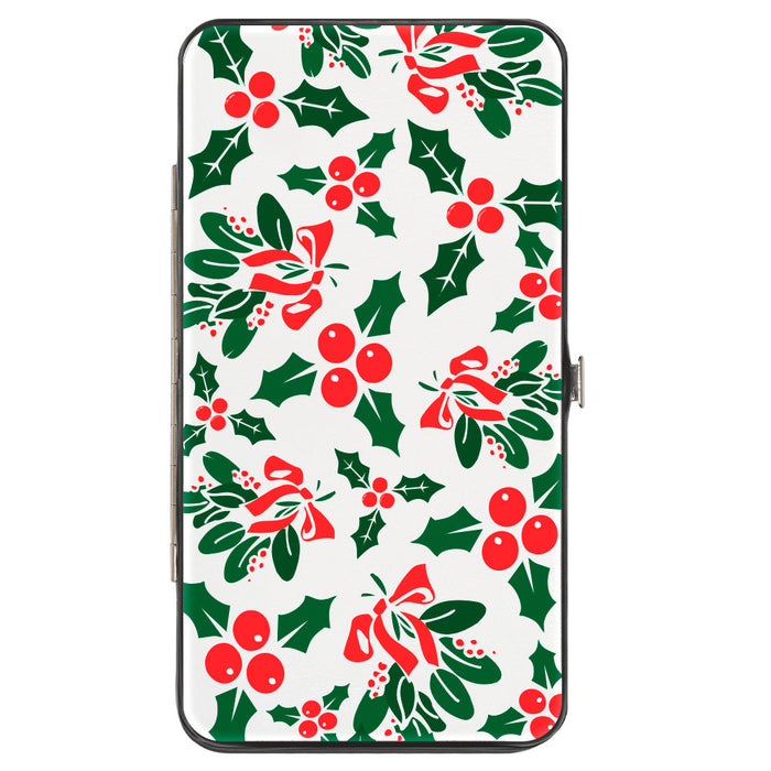 Hinged Wallet - Holly & Mistletoe Hinged Wallets Buckle-Down