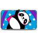 Hinged Wallet - Pandas & Rainbows w Stars Hinged Wallets Buckle-Down