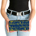 Hinged Wallet - HARMONY BALANCE LIFE Icons Collage Blue/Yellow Hinged Wallets Buckle-Down