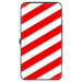 Hinged Wallet - Candy Cane2 Stripe White Red Hinged Wallets Buckle-Down