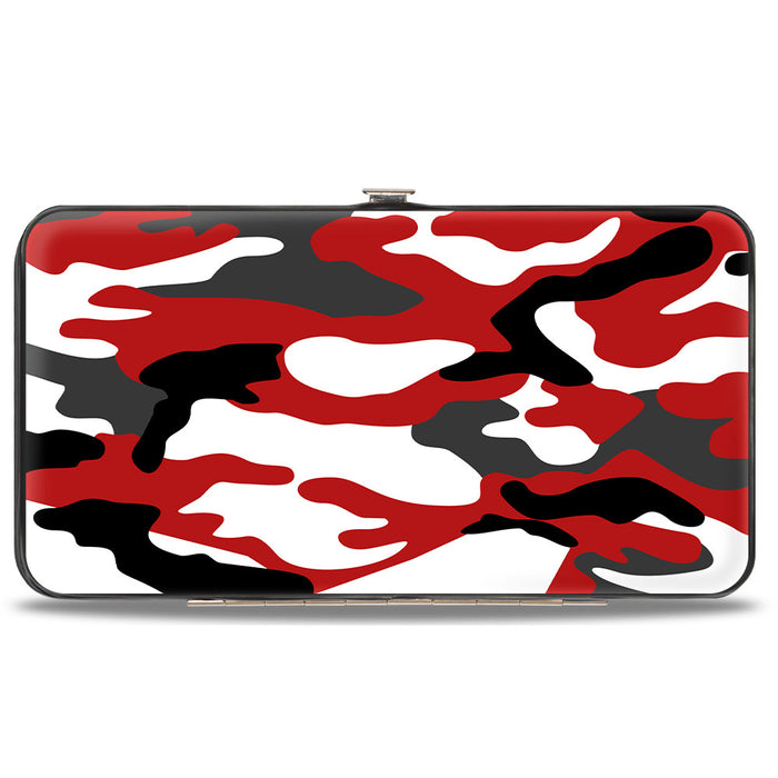 Hinged Wallet - Camo Red Black Gray White Hinged Wallets Buckle-Down