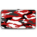 Hinged Wallet - Camo Red Black Gray White Hinged Wallets Buckle-Down