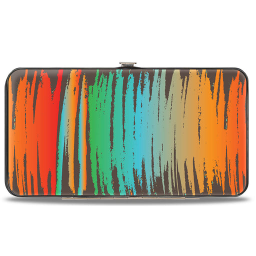 Hinged Wallet - Scribble Zarape Fade Brown/Multi Color Hinged Wallets Buckle-Down