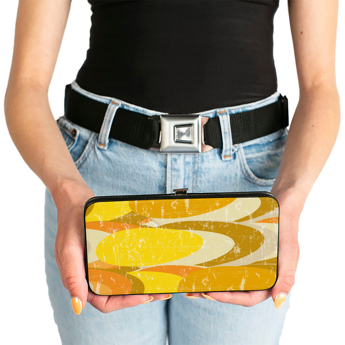 Hinged Wallet - Spots Stacked Weathered Yellows/Browns Hinged Wallets Buckle-Down