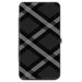 Hinged Wallet - Buffalo Plaid X Charcoal Black Gray Hinged Wallets Buckle-Down