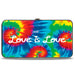 Hinged Wallet - LOVE IS LOVE BD Tie Dye White Hinged Wallets Buckle-Down