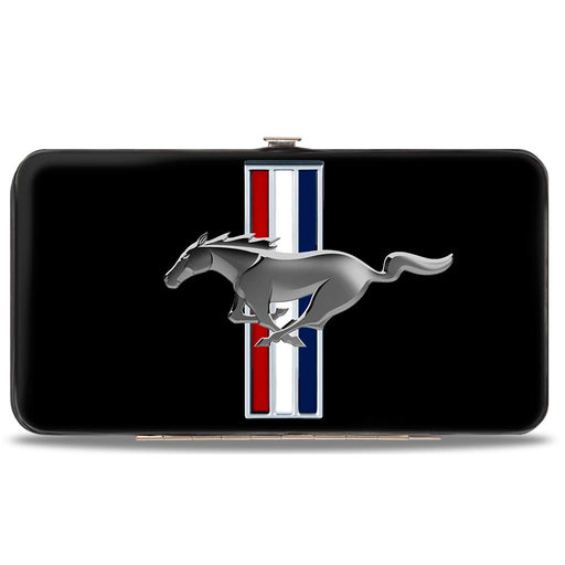 Hinged Wallet - Ford Mustang w Bars Logo CENTERED Hinged Wallets Ford